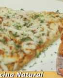 Pizza integral sin levadura
