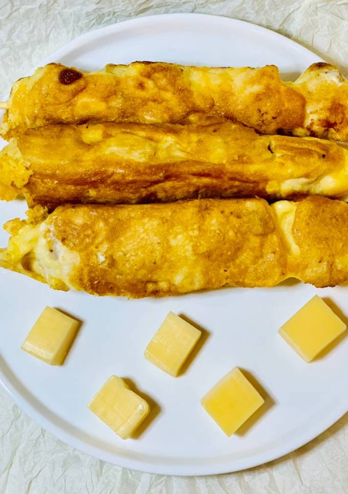 Шашлик з курки та сиру