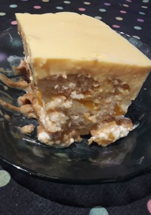 Una foto de Postre de vainilla