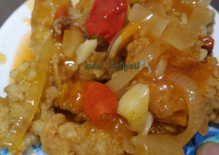 Bagaimana Menyiapkan Ucum (udang cumi) kriuk saus pedas manis 😊 Anti Gagal