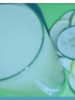 A picture of Cocumber juice.