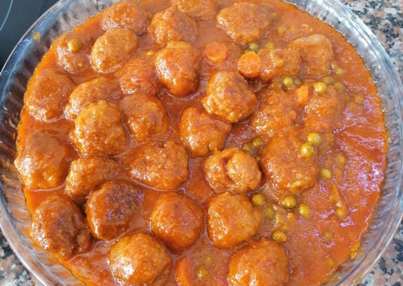 Albóndigas de carne en salsa