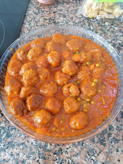 Una foto de Albóndigas de carne en salsa