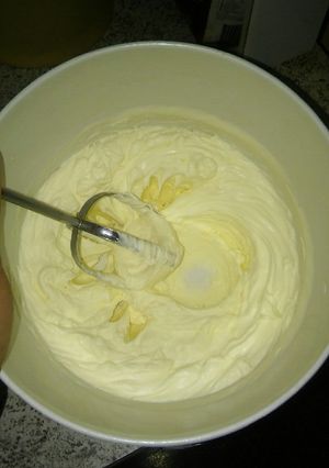 Una foto de Crema chantilly