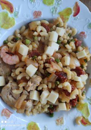 Une photo de Fausse paella express