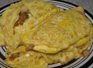 Una foto de Omelette con relleno