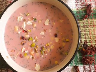 Gulkand rose kheer