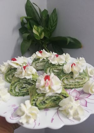 عکسی از دستور رولت کوکو سبزی😋🍃