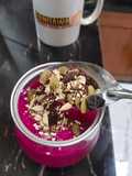9. Smooties naga toping trail mix (biji labu)