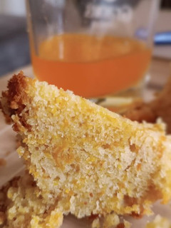 A picture of Orange/ Carrot cake.