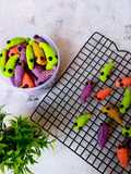 Caterpillar Cookies Warna Warni