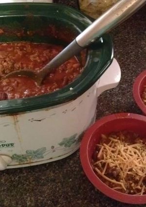 A picture of Crockpot Chili.