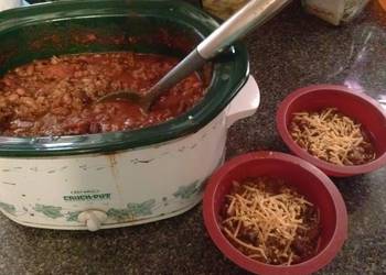 Easiest Way to Prepare Perfect Crockpot Chili