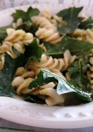 Una foto de Pasta express con espinacas 💚