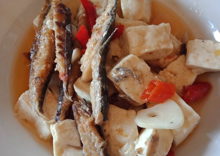 Cara Gampang mengolah Pindang Kuning Ikan Cue Mix Tahu Putih Lezat