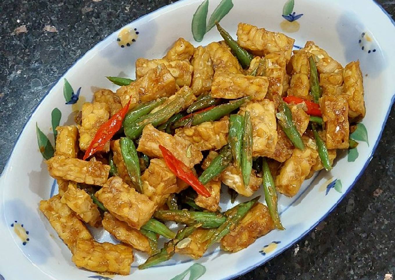 Tumis Tempe Buncis