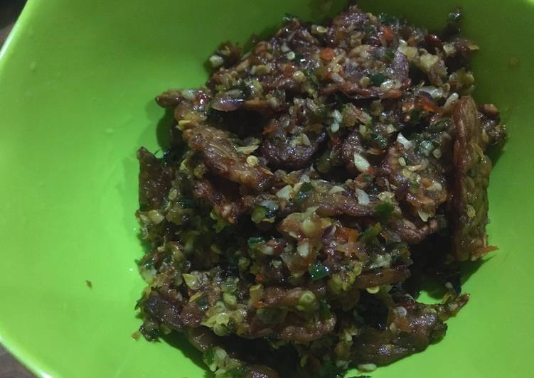 Goreng Tempe Pedas