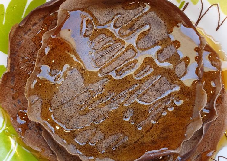 Steps to Prepare Award-winning Chocolate crêpes with Honey