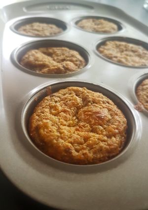 Une photo de Muffin healthy banane chocolat