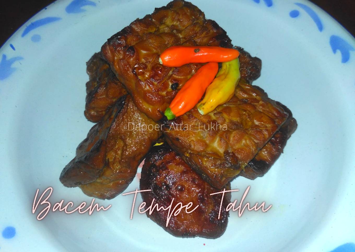 Resep Minggu Ke-11: Tahu Tempe Bacem