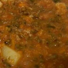 A picture of Greengrams stew.