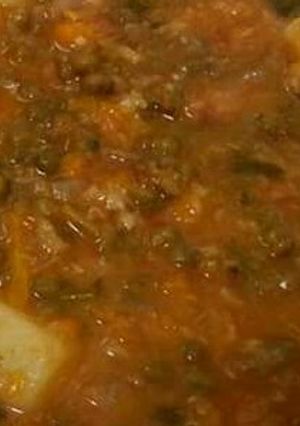 A picture of Greengrams stew.