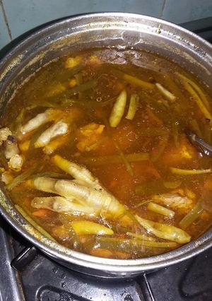 Foto resep Semur Ceker Ayam Kecap Asam Pedas