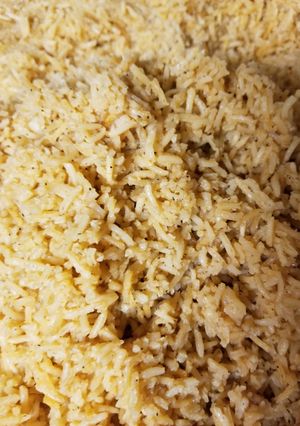 A picture of Mexican Rice.