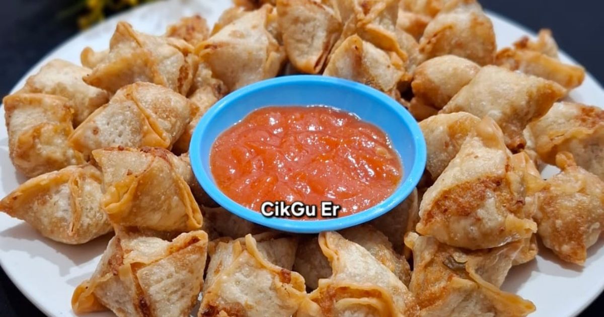 Pangsit Tahu Aci Goreng