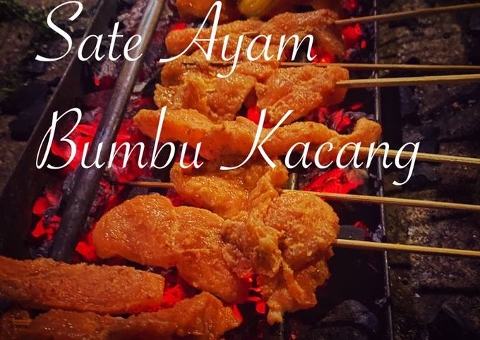 Resep Sate Ayam Jawa (Bumbu Kacang), Lezat