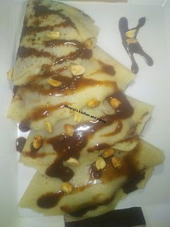 Crepe mai gyada ainihin hoton girkin