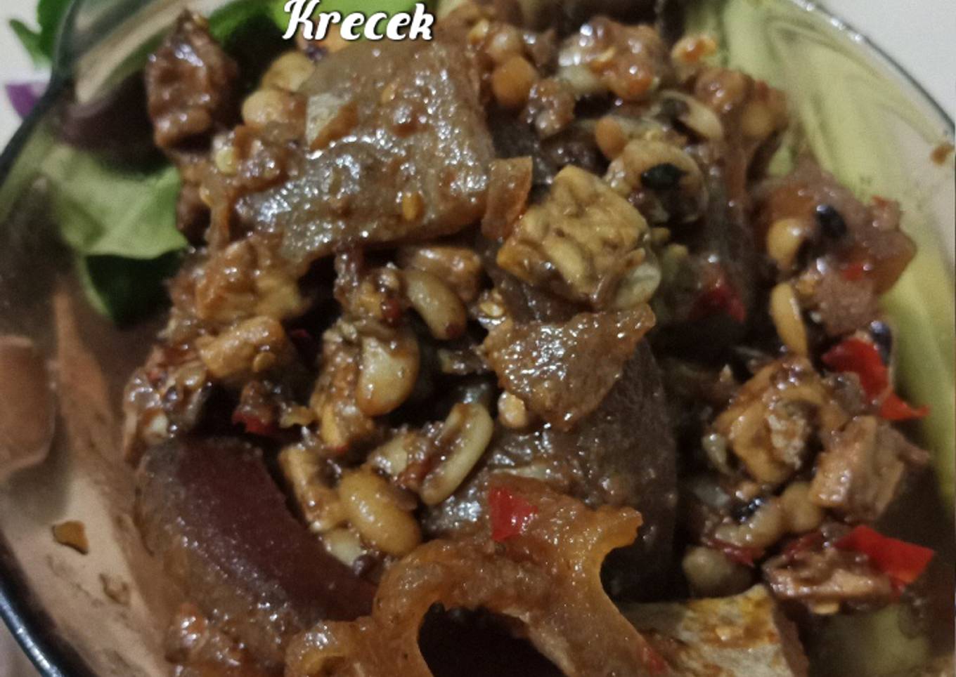 Sambel Goreng Tempe Kacang Tolo Krecek