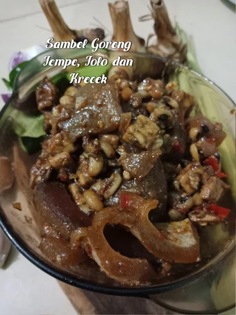 Cara Gampang Membuat Resep Sambel Goreng Tempe Kacang Tolo Krecek yang Menggugah Selera Anti Ribet, Bikin Ngiler