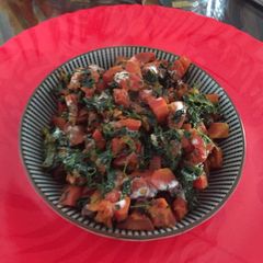 A picture of Gaajar methi ki sabji.