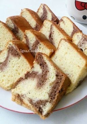 Foto resep Marble Chiffon Cake