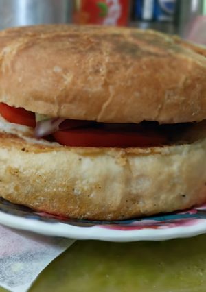 A picture of Lazy Burger Sandwich.