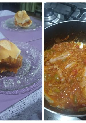 Una foto de Chori a la pomarola