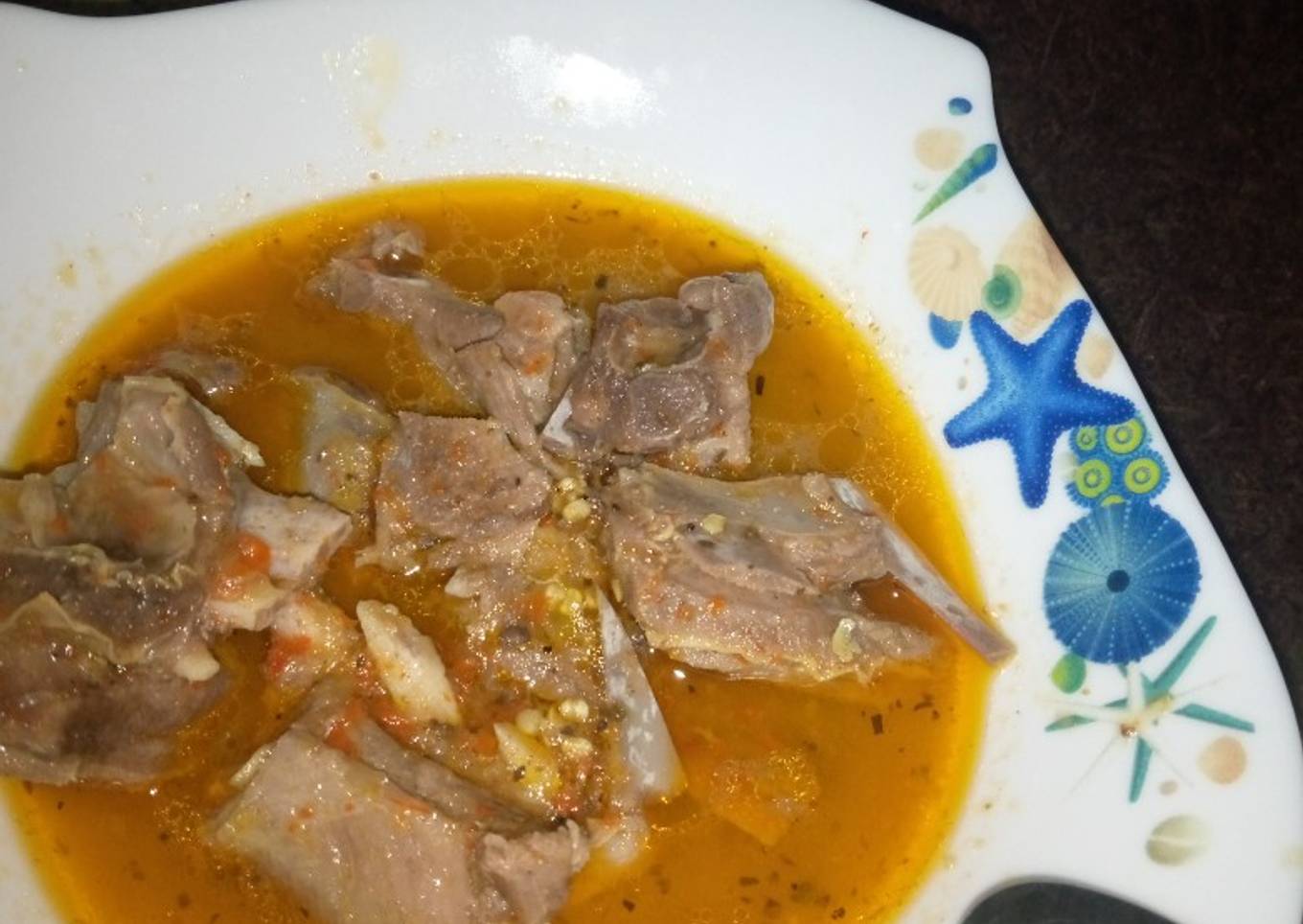 Lamb pepper soup