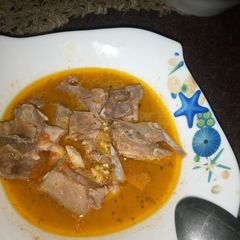 Lamb pepper soup A picture of Lamb pepper soup.