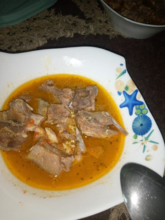 A picture of Lamb pepper soup.