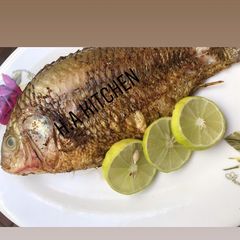 A picture of Grilled fish.