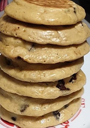 Une photo de Pancakes aux pépites de chocolat ss MG