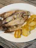 Lubina al horno con patatas
