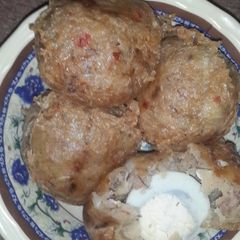 A picture of Yam balls.
