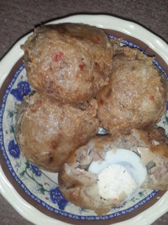 A picture of Yam balls.