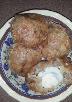 A picture of Yam balls.