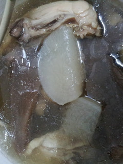 電鍋煮老菜脯雞湯 的食譜成品照片