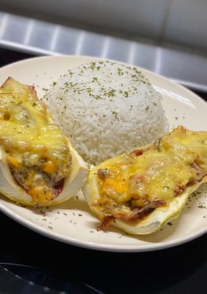 Töltött cukkini🍽 recept fotója