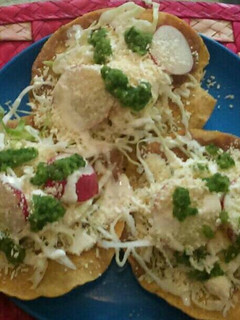 Una foto de Tostadas estilo Michoacán