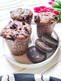 Chocolate Muffin with Oreo - no mixer